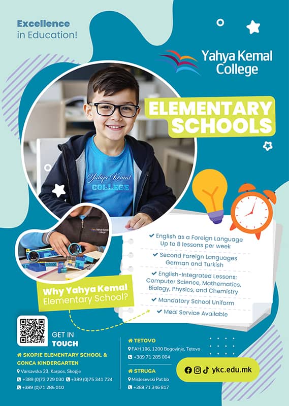 Yahya Kemal Elementary School Poster 2025