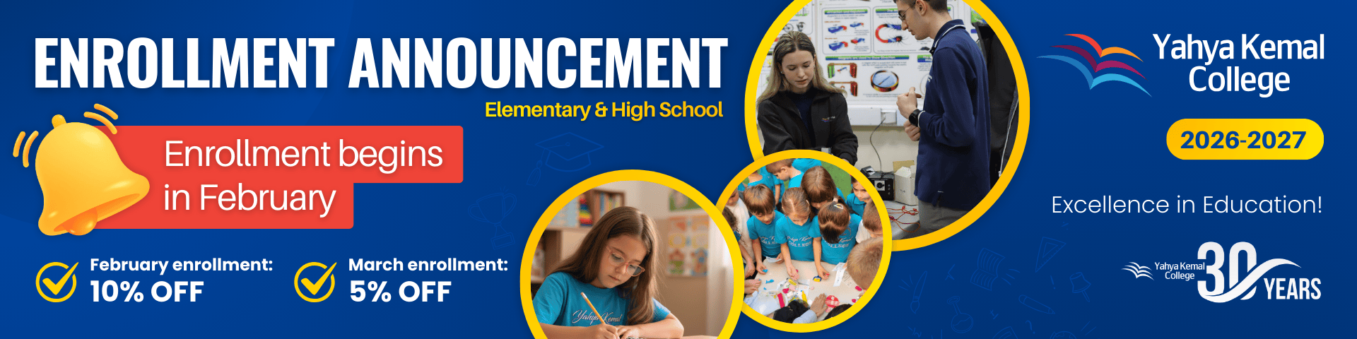 Enrollment Announcement 2026 - 2027